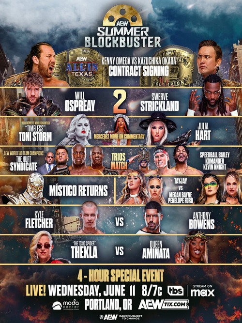 AEW Summer Blockbuster 2025 poster