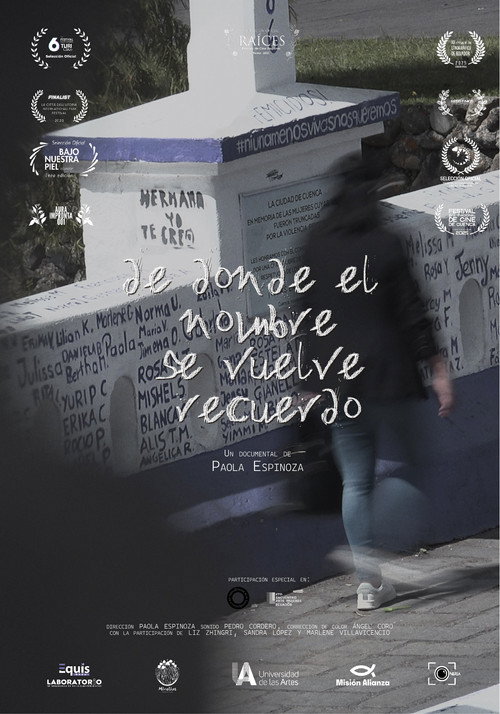 De donde el nombre se vuelve recuerdo poster