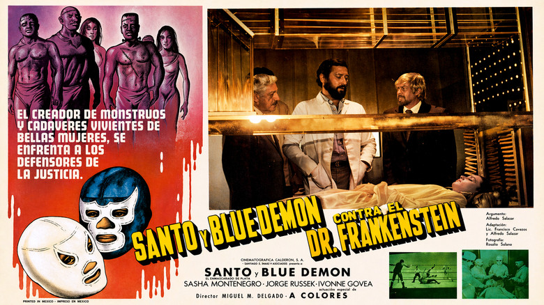 Santo and Blue Demon vs. Dr. Frankenstein still 2